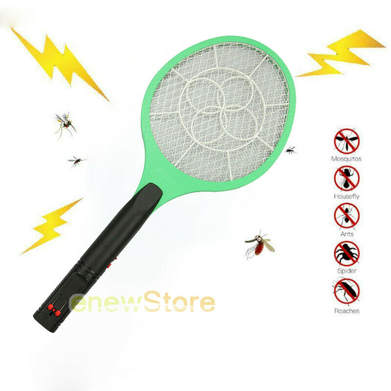 Cordless Rechargeable Bug Zapper Mosquito Insect Electric Fly Swatter