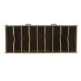 TUMALL 9 Dividers Name Card Wooden Business Card Case OfficeCherry