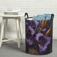 thumbnail image 5 of Cauagu Ornate Purple Floral Vase for Laundry Basket,Collapsible Organizer Basket for Storage Bin Toy Bins Gift Baskets Bedroom Clothes Children Nursery Hamper -Small, 5 of 7