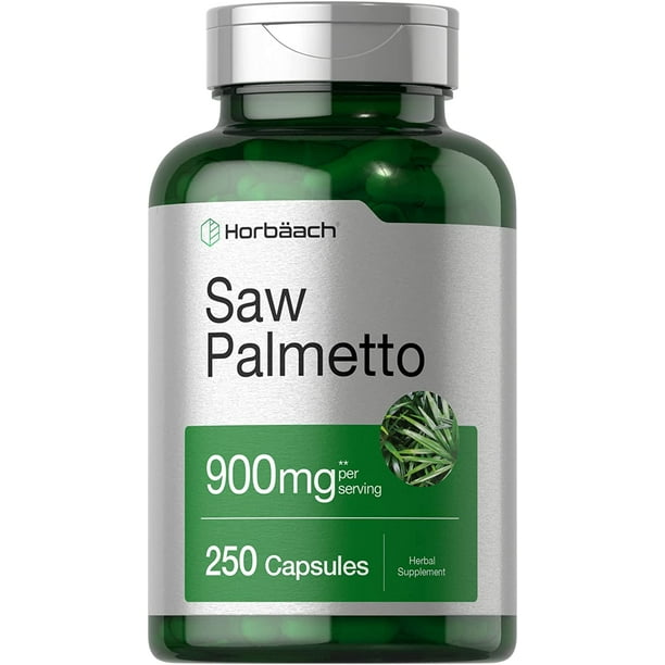 Saw Palmetto Extract 900mg 250 Capsules NonGMO and Gluten Free