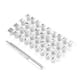 thumbnail image 1 of 1 Box of 36 Letter and Number Stamp Sets, Metal Stamping Tools for Metal and Wood Stamping Punches, 1 of 5