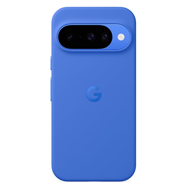 Google Étui en Silicone avec Magnets Indigo pour Google Pixel 10/10 Pro