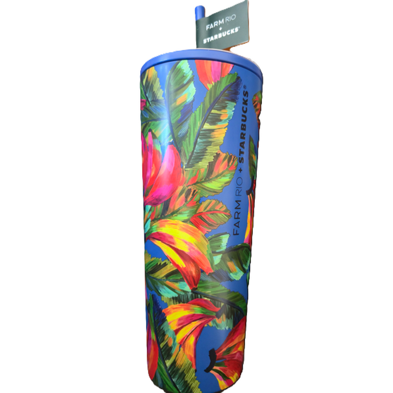 Starbucks x Farm Rio Banana Mix Blue Limited Edition 24oz