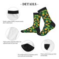 thumbnail image 4 of Bingfone Compression Socks for Women and Men Long Socks for Running Athletic Cycling Nurse- Pineapples with Palm Leaves, 4 of 7