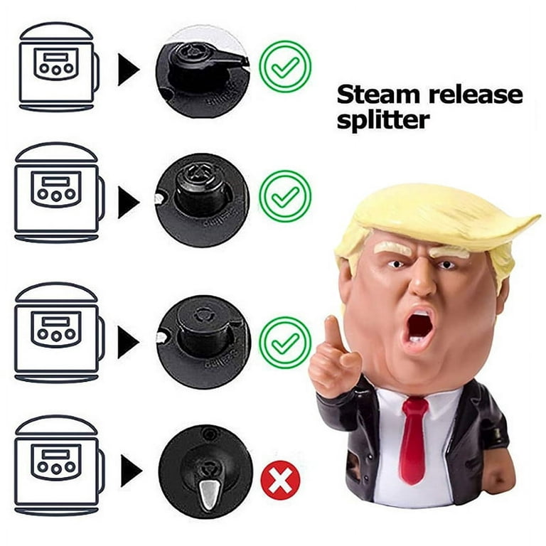 Pressure Cooker Steam Diverter Heat-resistant Cartoon Donald Trump Steam  Release durable Steam Diverter Pressure Cooker cartoon design  Heat-resistant 