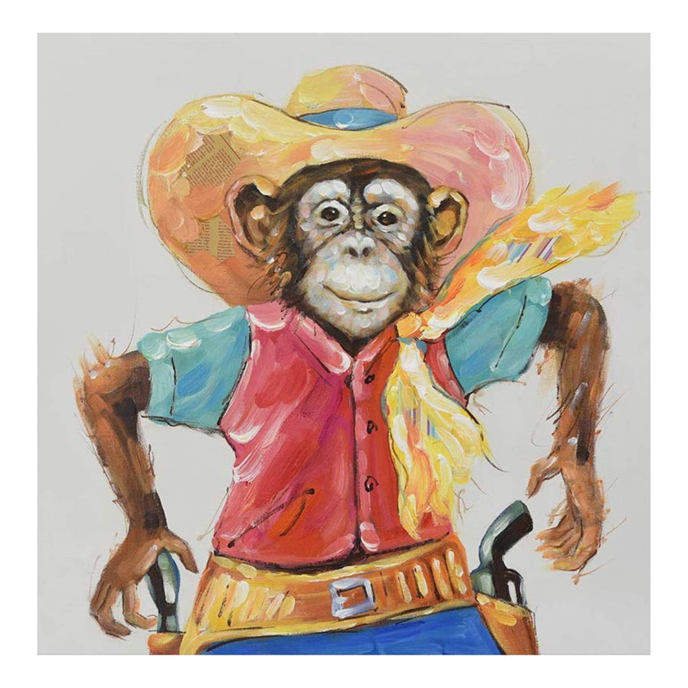 5D Full Drill Diamond Painting Monkey Embroidery Cross Craft Kits DIY Decor