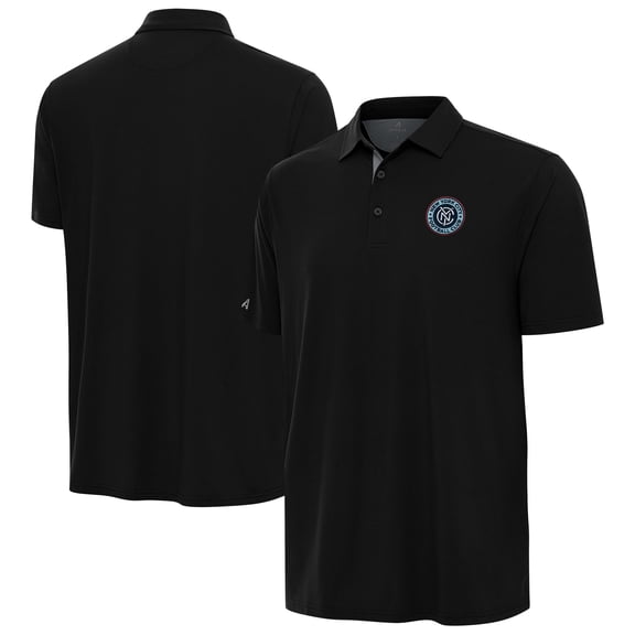 Men's Antigua Black New York City FC Era Polo