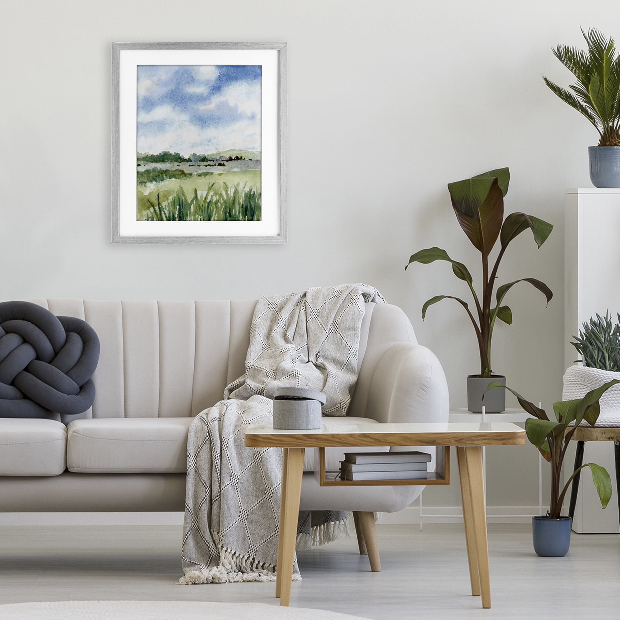 Stupell Industries Fresh Spring Morning Gray Framed Print Under Glass, design by Lanie Loreth