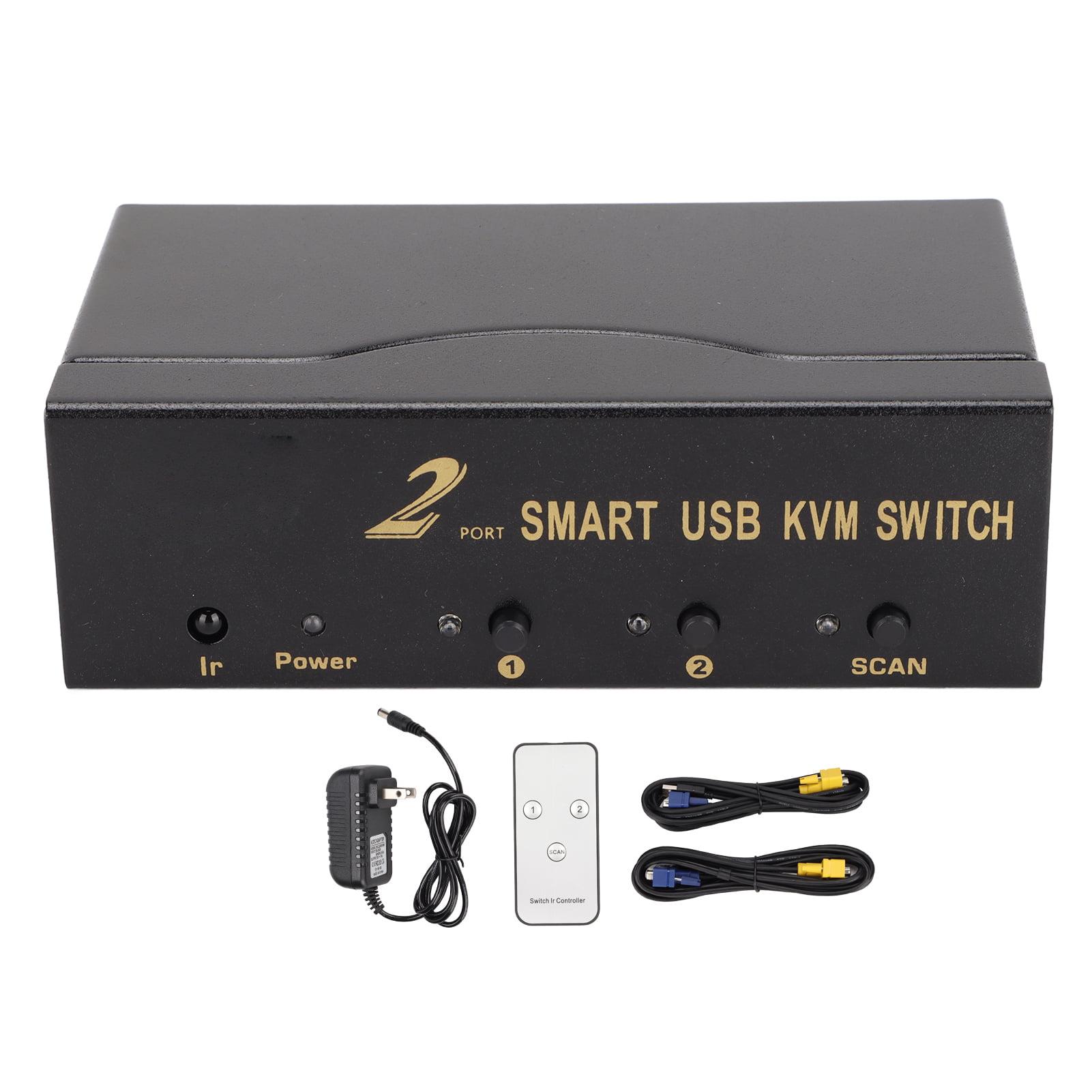 Sea Wit 4 Port HDMI KVM Switch 4K with Remote Control 