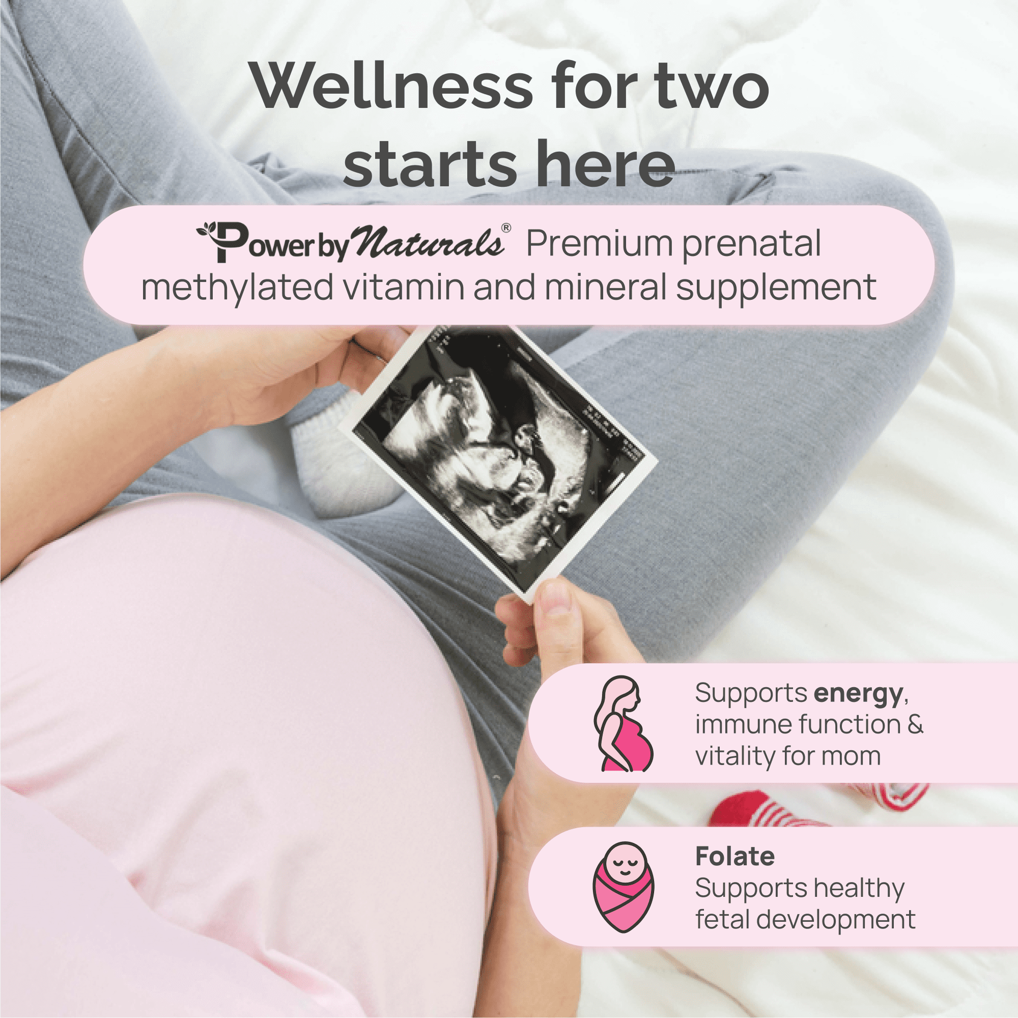 Methyl Prenatal Multivitamin With Probiotic - Methylfolate, Active B12, Iron, Ginger - 27+ Essential Nutrients for Healthy Pregnancy & MTHFR,  Prental Vitamins - 60 Capsules