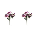 thumbnail image 1 of Kearding Decoración floral de apariencia realista para jardín de bajo mantenimiento Decoraciones de tela fáciles de limpiar Plantas falsas JH1245 Doble Púrpura 2Conjunto, 1 of 6