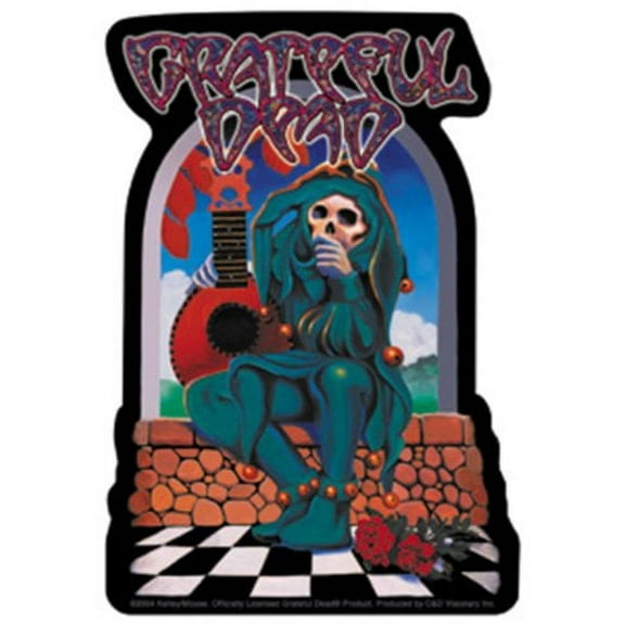 Grateful Dead Jester Sticker - Officially Licensed Originals - Vinyl Sticker Decal, Multi-Color