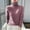 Watermelon Red, variant on 2025 Winter Sweater Beige Sweater Long Sleeves Turtleneck Knit Cardigan Solid Color Trendy Hoodie Gym Hoodie(M)