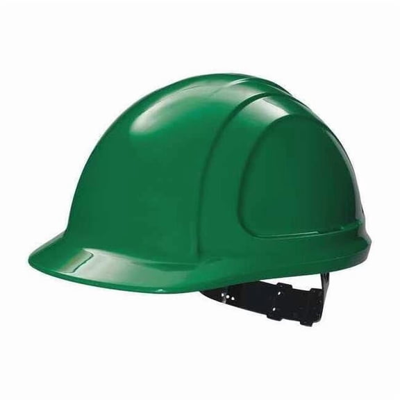 Hard Hat, North Zone, Polyethylene, 4 Point Pinlock, Type 1, Class E, Green