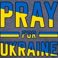 thumbnail image 3 of CafePress - Pray For Ukraine T Shirt - Mens Tri-blend T-Shirt, 3 of 4