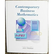 Contemporary Business Mathematics, Pre-Owned  Hardcover  0256117519 9780256117516 John Webber