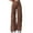 Coffee, variant on Fgnfyis Women Wear Waist Three Pocket Trousers Cargo Pants Casual Pants Tailored Fit Work Pants Women Beige S