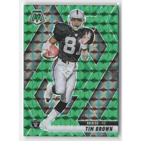 2025 Panini Mosaic Green #139 Tim Brown Oakland Raiders Football Card