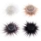 thumbnail image 3 of Tela de piel de zorro de 4 colores, de 8,9 a 15 cm de ancho, con parche de felpa peluda navideña, blanco, negro, caqui y gris, retales de piel esponjosa, cinta para coser, recortes de piel., 3 of 9