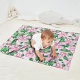 thumbnail image 2 of Pioneer Flower Floral Print Pattern Blanket,Comfortable Soft Flannel Throw Blanket,All Season,Warm Lightweight Blankets for Sofa Bed Couch Living Room Chair,30"x40", 2 of 4
