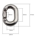 thumbnail image 4 of Coofit 2PCS Chain Link Creative Stainless Steel Chain Connector Chain Quick Link, 4 of 4