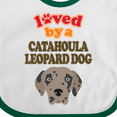 thumbnail image 4 of Inktastic Catahoula Leopard Dog Gift Boys or Girls Baby Bib, 4 of 4