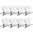 thumbnail image 1 of Miangastore 8pcs Drapery Hardware Easy to Install Curtain Pulleys Smooth Roman Shades Cord Lock, 1 of 6