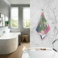 thumbnail image 2 of Yayeee 100% Cotton Hand Towels for Bathroom 16" x 28" Soft Absorbent Kitchen Towel, White Vibrant Flowers, 2 of 7