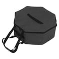 thumbnail image 4 of Bolsa de almacenamiento plegable para viajes, porta sombreros de vaquero, organizador portátil para gorras, estuche grande para guardar gorras de viaje con asas, 4 of 7