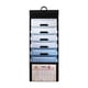 thumbnail image 1 of Organizador de archivos de pared para colgar, 6 niveles, tamaño carta A4, resistente y expandible. azul, 1 of 9