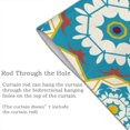 thumbnail image 5 of XMXT Japanese Noren Doorway Room Divider Curtain,Colorful Kaleidoscope Pattern Restaurant Closet Door Entrance Kitchen Curtains, 34 x 56 inches, 5 of 7