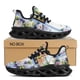 thumbnail image 1 of Zapatillas planas con flores 3D para mujer, zapatillas de deporte con cordones, coloridas, para caminar, envío directo,, 1 of 6