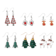 thumbnail image 1 of 6 pares de pendientes navideños con temática navideña (estilo aleatorio) Sailing Electrónica, 1 of 3