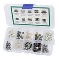 thumbnail image 3 of Kit surtido de microinterruptores táctiles Nikou 250 piezas interruptores de botón táctiles probados profesionalmente, 3 of 9