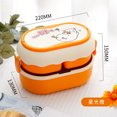 thumbnail image 1 of La fiambrera de estilo japonés para los trabajadores de oficina se puede calentar en el horno de microondas. LingWen 9024735090076, 1 of 1