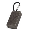 thumbnail image 1 of Cendrier Portable avec Poche Couverte, Alliage d'Aluminium, Mini Motif Embossé, Bar Intérieur Extérieur Maison Bureau, Facile à Utiliser, Grand Application, Facile à Transporter, 1 of 7
