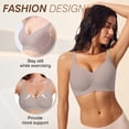 thumbnail image 2 of Bra Greoay Wireless Push Up, sin costuras, soporte total, cuello en V, 2 of 5
