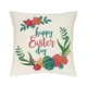 thumbnail image 2 of Funda de cojín de Pascua | Funda de cojín de lino de 45 cm para sofá y sala de estar | Decoración navideña primaveral con dibujos animados | Cojín decorativo, 2 of 6