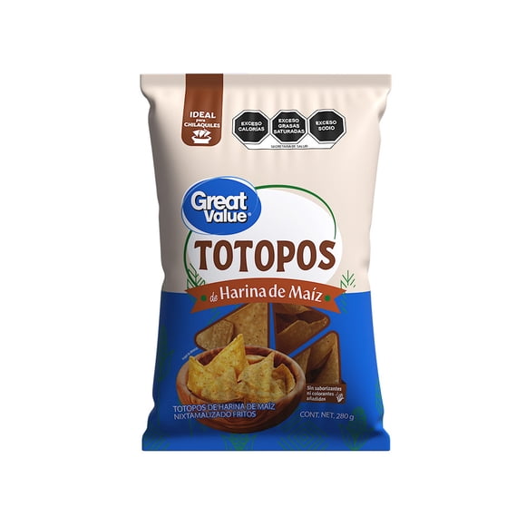 GREAT VALUE TOTOPO FRITO 280G