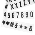 thumbnail image 7 of 312Pcs Cinematic Lightbox Replacement Letters & Numbers Signs Black 65.4X35mm(LED Light Box is NOT Included!!) (Black), 7 of 7