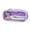 #A01-Purple, variant on Large Capacity Pencil Case, Translucent Pink PVC Pouch with Handle, Waterproof Single Layer Pen Bag for Students Office School Supplies Stationery Organizer