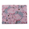 thumbnail image 2 of Tela de japonesa para tapicería de vestuario vintage floral de loto de retazos Blue Lotus 1 metro perfecl Estampado de tela de algodón, 2 of 8