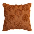 thumbnail image 1 of Housse de Coussin Décorative Motif Feuille Texturée pour Canapé Lit Salon Saisonnier Maison Douce pour Usage Intérieur, 1 of 6