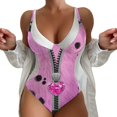 thumbnail image 1 of Aayomet Maillots de Bain pour Femmes Assortis (Violet, TG), 1 of 4