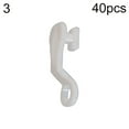thumbnail image 3 of BAETEUY 40Pcs Window Curtain Rod Slide Rail Track Glider Drape Pole Runner Loop Hook, 3 of 8