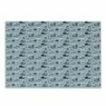 thumbnail image 1 of Cat Cutting Board, Forest Themed Pattern of Animals on Ships Creative Marine Wildlife Nautical, Decorative Tempered Glass Cutting and Serving Board, in 3 Sizes, by Ambesonne, 1 of 2