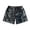 Black, variant on HUITKMM Boys Basketball Shorts Summer New Sports Fitness Running Athletic Short Quarter Printed Shorts