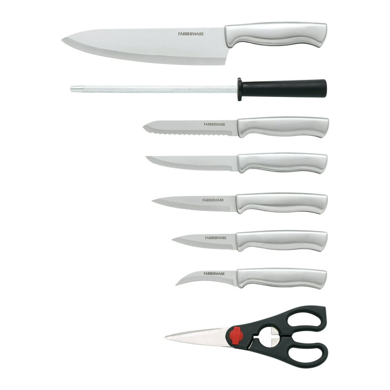 Farberware 6 Pc. Resin Knife Set With Clear Backing, Cutlery, Household