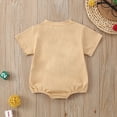 thumbnail image 6 of Huowey Toddler Boys Girls Summer Causal Lil Sis Short Sleeve Letter Embroider Romper Bodysuits Comfort Dailywear, 12-18 Months, 6 of 7