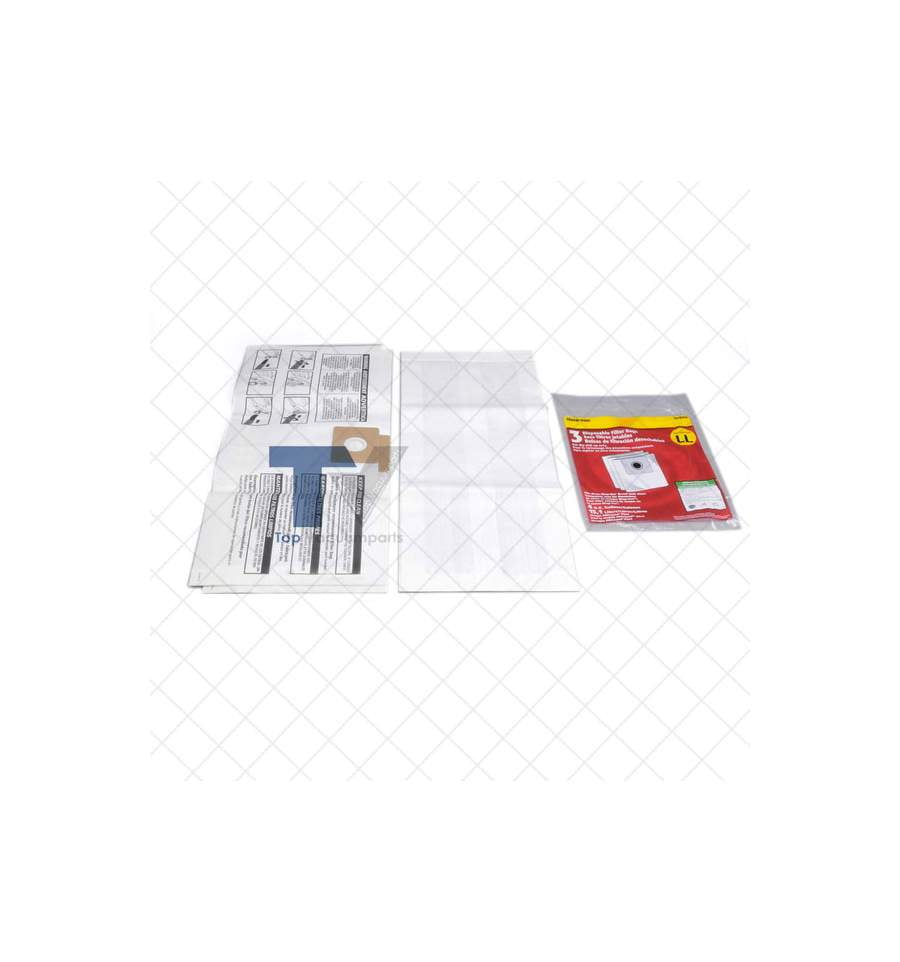 Shop-Vac Paper Bag 4 Gallon All Around Type LL 3PK